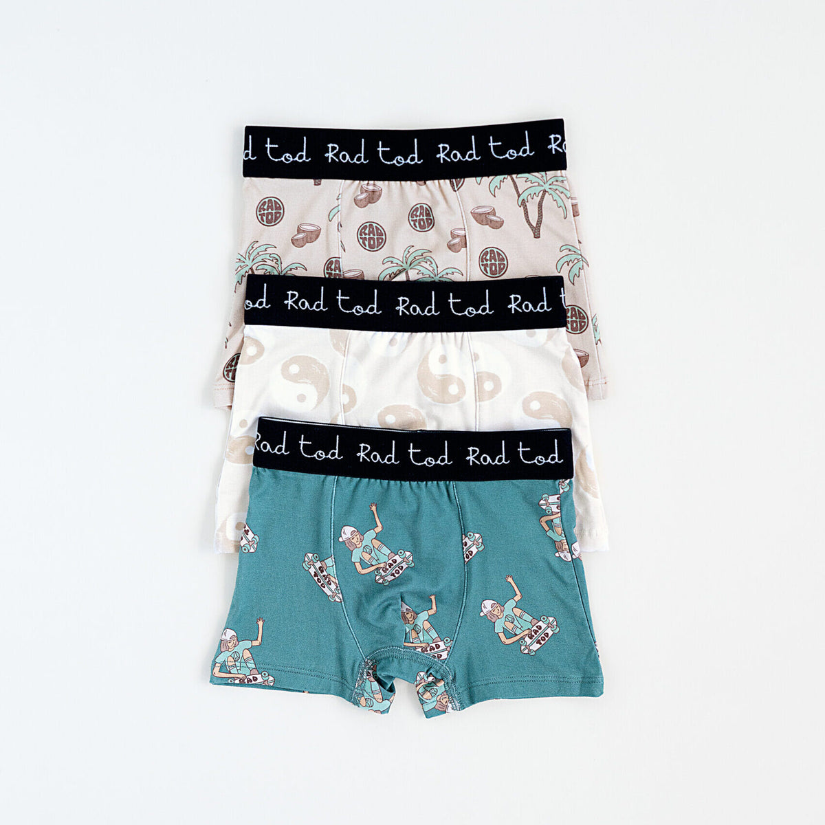 TODDLER BOXER BRIEFS - 3 PACK – Rad Tod